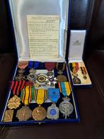 Ensemble Vétéran 1940-1945, Verzamelen, Militaria | Algemeen, Ophalen of Verzenden, Landmacht, Lintje, Medaille of Wings