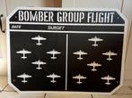 US AIR FORCE WW2: decoratief paneel BOMBER GROUP FLIGHT, Ophalen of Verzenden