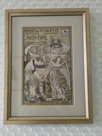 Een Art Deco steen gravure., Ophalen of Verzenden