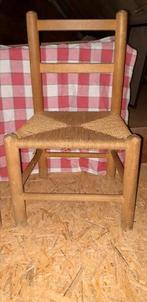 Kinderstoel met riet heel goede staat (nog 2 beschikbaar, Ophalen of Verzenden, Zo goed als nieuw