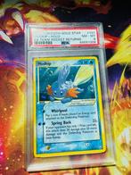 Mudkip gold star ex team rocket returns psa 8, Ophalen of Verzenden, Zo goed als nieuw, Losse kaart, Foil