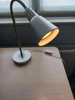 Grijze bureaulamp te koop., Huis en Inrichting, Lampen | Tafellampen, Ophalen, Zo goed als nieuw