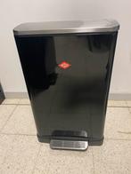 Wesco soft close big double boy duo pedaalemmer 36l (2x18), Met pedaal, Metaal, Zo goed als nieuw, 30 tot 40 liter