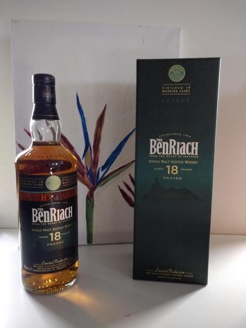 Whisky:  Benriach 18 y Albariza + 18 y Latada, Verzamelen, Wijnen, Vol, Ophalen of Verzenden