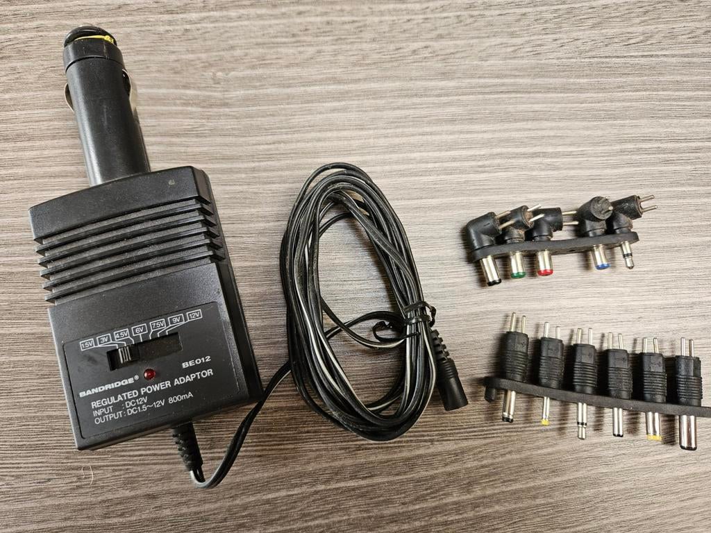 Power adapter 12V, Ophalen