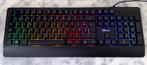 Bedraad Toetsenbord met Achtergrondverlichting - Merk TRUST, Gebruikt, Azerty, Ophalen of Verzenden, Trust