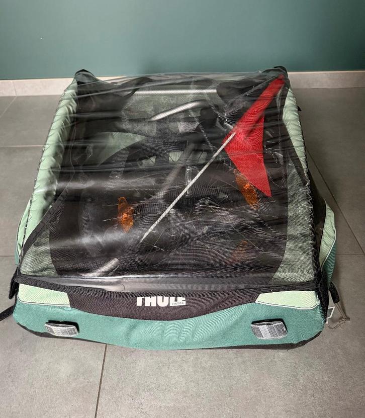 Remorque vélo THULE COASTER 2 XT, Vélos & Vélomoteurs, Accessoires vélo | Remorques, Comme neuf, Remorque pour enfant, 40 à 60 kg