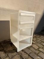 Meuble de chevet ou de bureau en plastique blanc IKEA, 25 à 50 cm, Moins de 100 cm, Comme neuf, Synthétique