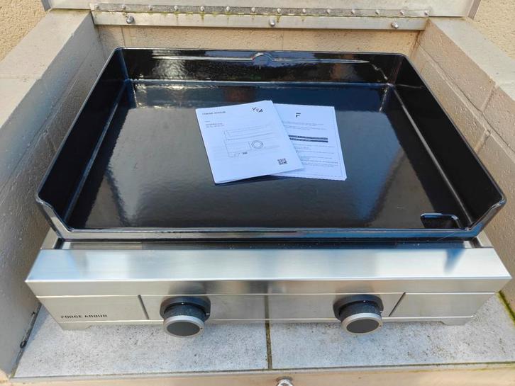 Plancha gaz Forge Adour Modern Gaz 60 inox, Jardin & Terrasse, Barbecues à gaz, Enlèvement