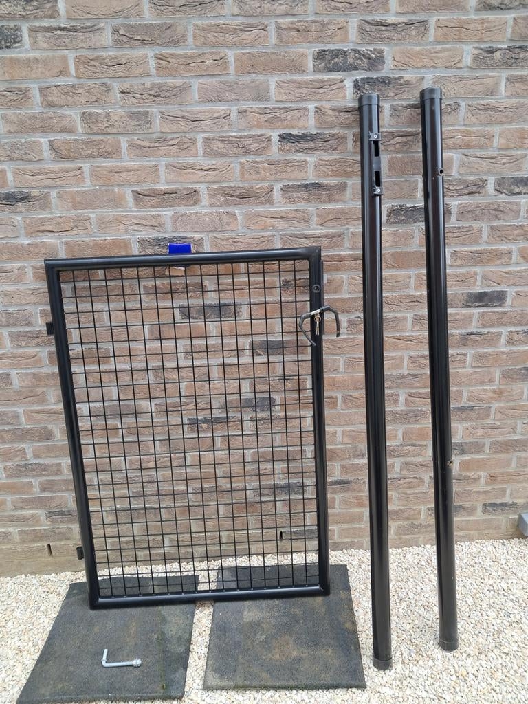 Tuinpoort zwart 125 hoog, Ophalen