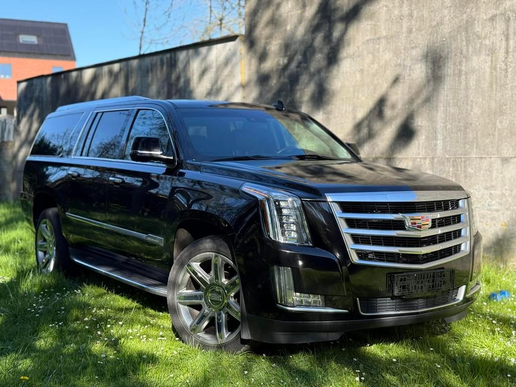 Cadillac Escalade Long Premium luxe 7-zitter met full opyion, Auto's, Cadillac, Automaat, Escalade, Leder, Particulier