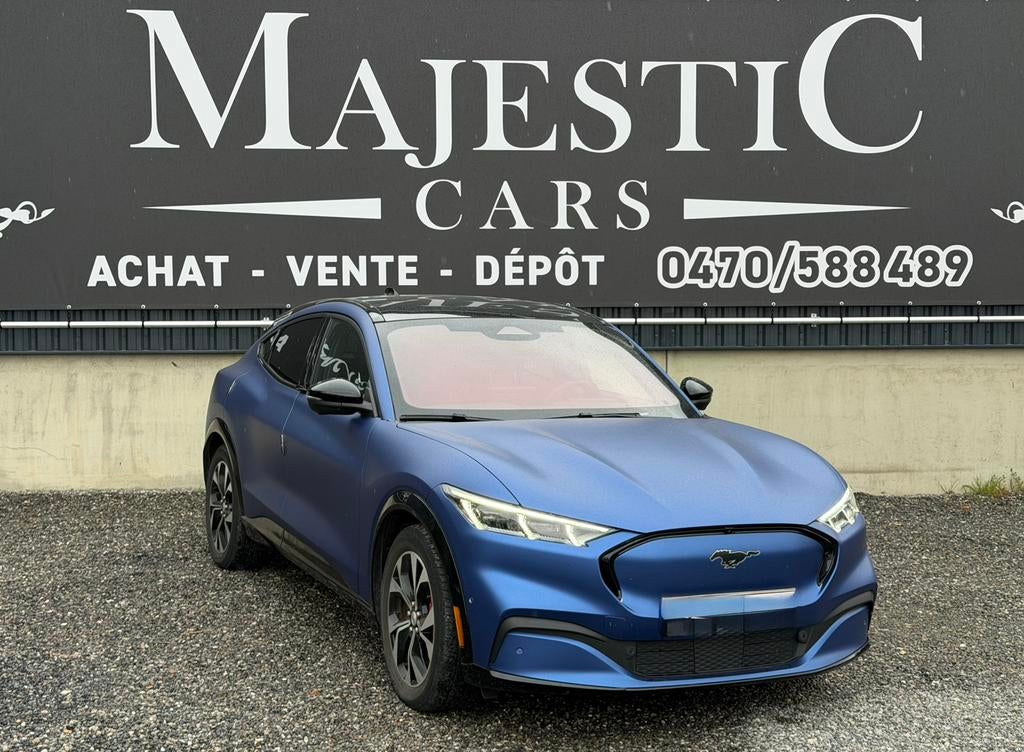 Ford Mustang Mach-E  371ch  12/2021  42.000km  full  et tva, Autos, Ford, Cuir, Achat, Entreprise, 5 portes