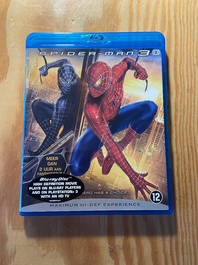 Spider-Man 3 Blu-ray 2-disc, Cd's en Dvd's, Blu-ray, Ophalen of Verzenden, Zo goed als nieuw, Actie