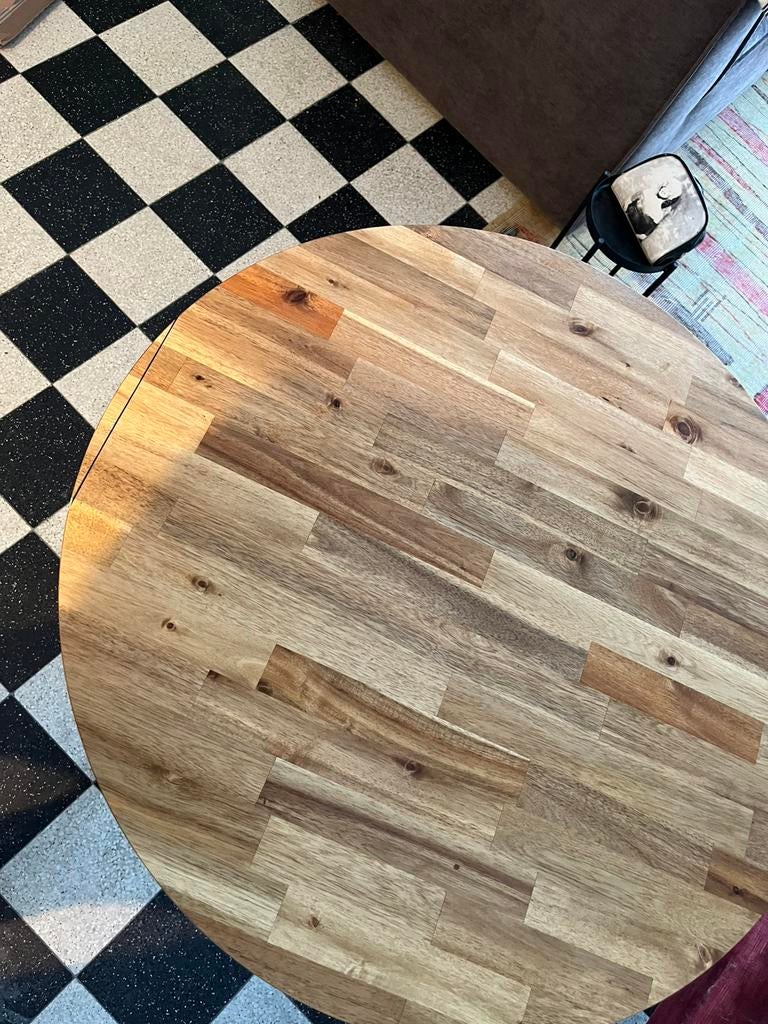 Table Ikea ronde bois à donner, Enlèvement, Comme neuf