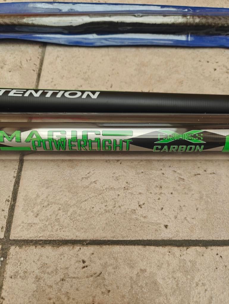 Nieuwe Magic powerligt (bieden)9,5 +0,5/+5 delig topset, Sports nautiques & Bateaux, Pêche à la ligne | Poissons blancs, Enlèvement