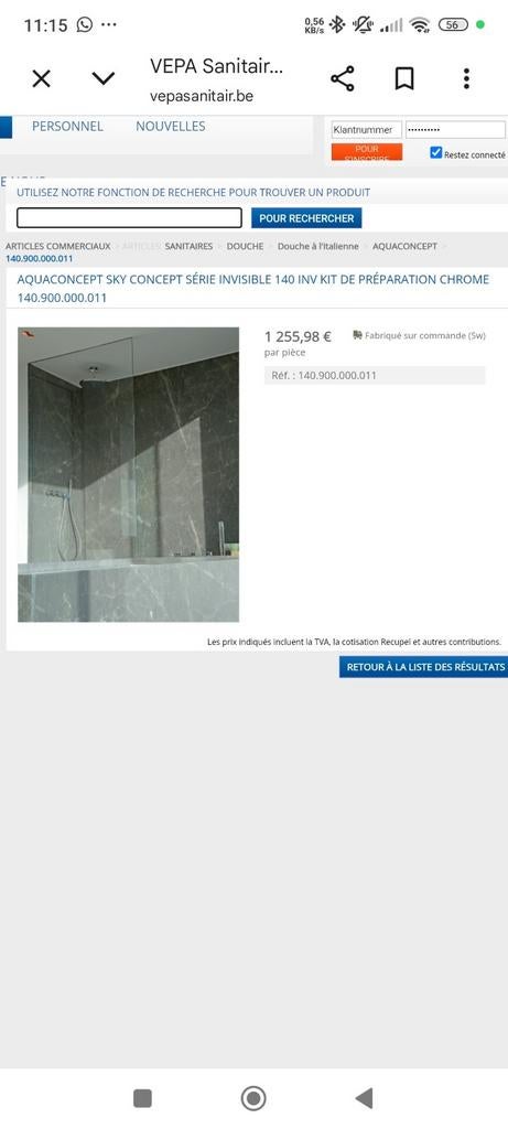 Sky concept 140 originele prijs 1.255,98, Ophalen