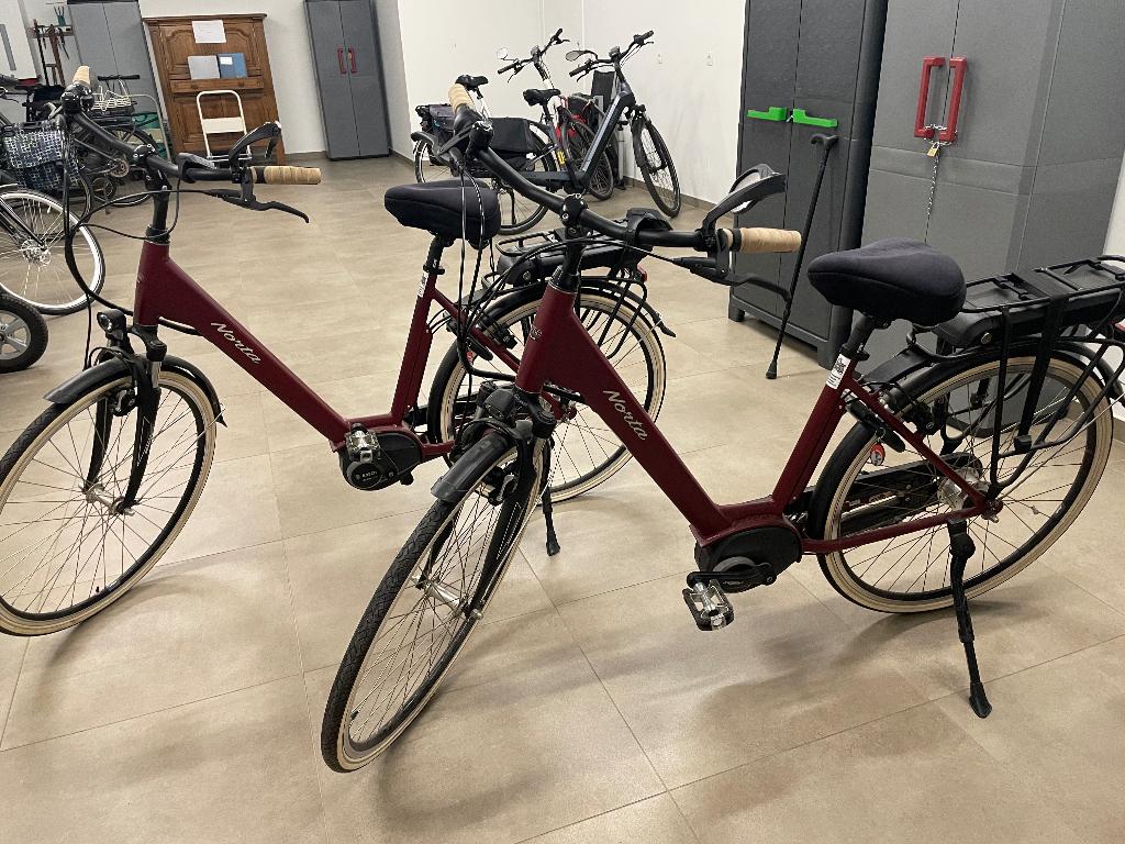 elektrische fietsen nota b1200, Vélos & Vélomoteurs, Vélos électriques, Comme neuf, Autres marques, 51 à 55 cm, 30 à 50 km par batterie