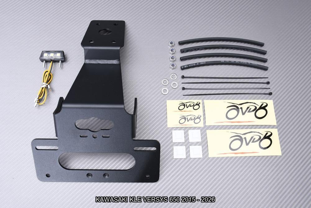 Korte Kentekenplaathouder KAWASAKI VERSYS 650 2015 - 2026, Motoren, Accessoires | Overige, Nieuw, Ophalen of Verzenden