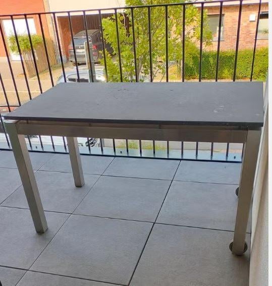 Tuin/terras tafel RVS Joli, Ophalen, Gebruikt, 50 tot 100 cm, 100 tot 150 cm