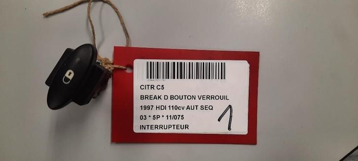 SCHAKELAAR Citroën C5 I Break (DE) (96326949), Auto-onderdelen, Dashboard en Schakelaars, Citroën, Gebruikt