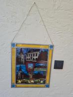 Mooi glasraam met lood van de gemeente heist op den berg., Ophalen