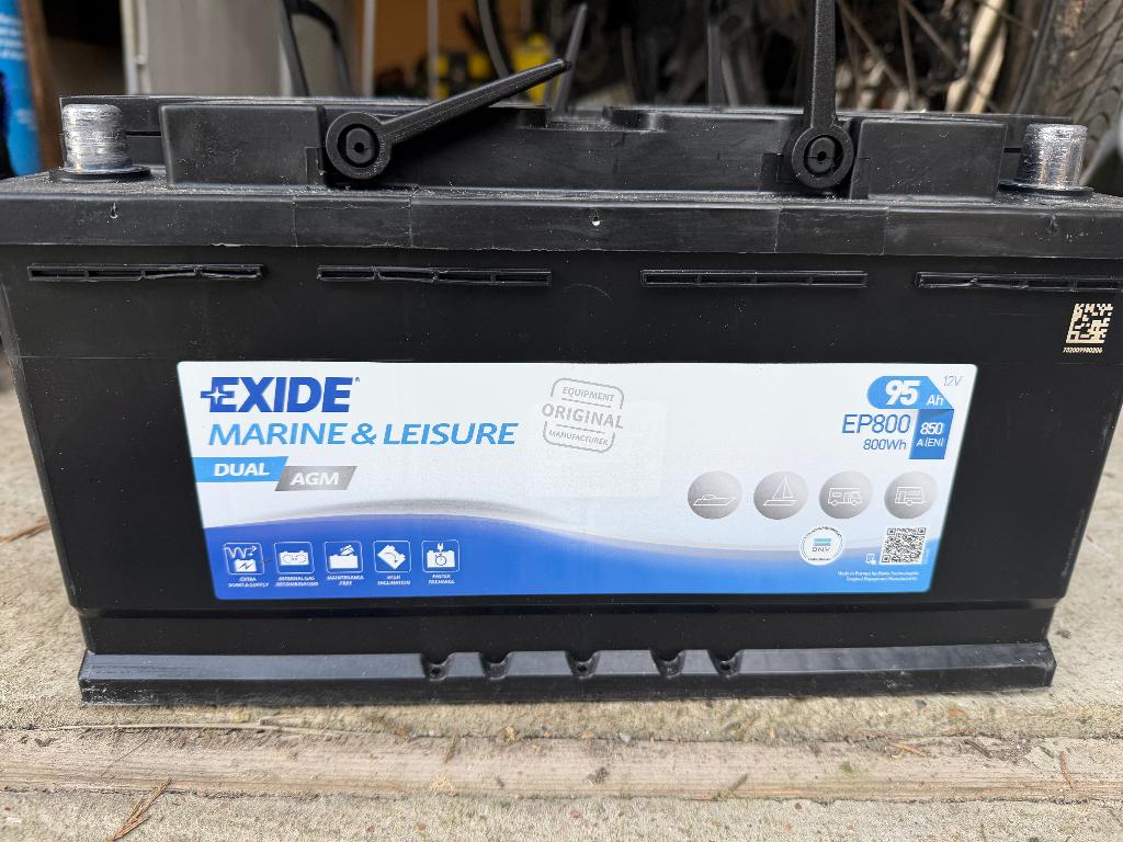 mobilhome Batterijen 95 AH, Caravans en Kamperen, Mobilhome-accessoires, Gebruikt, Ophalen