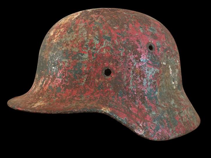 WW2 M40 ex-camo helm, Verzamelen, Militaria | Tweede Wereldoorlog, Ophalen of Verzenden