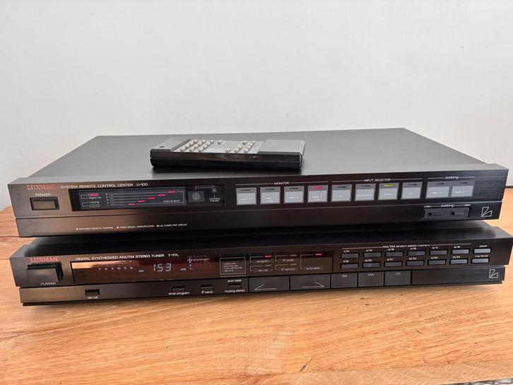 Luxman - U-100 Control center + Tuner TU-117L, TV, Hi-fi & Vidéo, Amplificateurs & Ampli-syntoniseurs, Utilisé, Stéréo, Enlèvement ou Envoi
