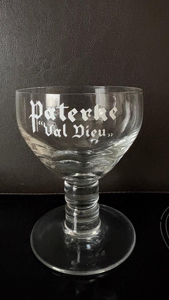 Paterke " Val Dieu " bierglas, Ophalen of Verzenden, Zo goed als nieuw, Glas of Glazen, Overige merken
