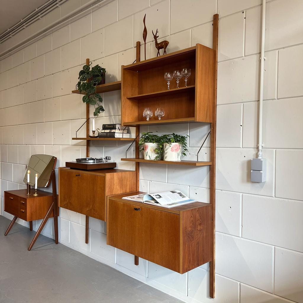 Vintage wandmeubel •Preben Sørensen• 2/2, Ophalen of Verzenden