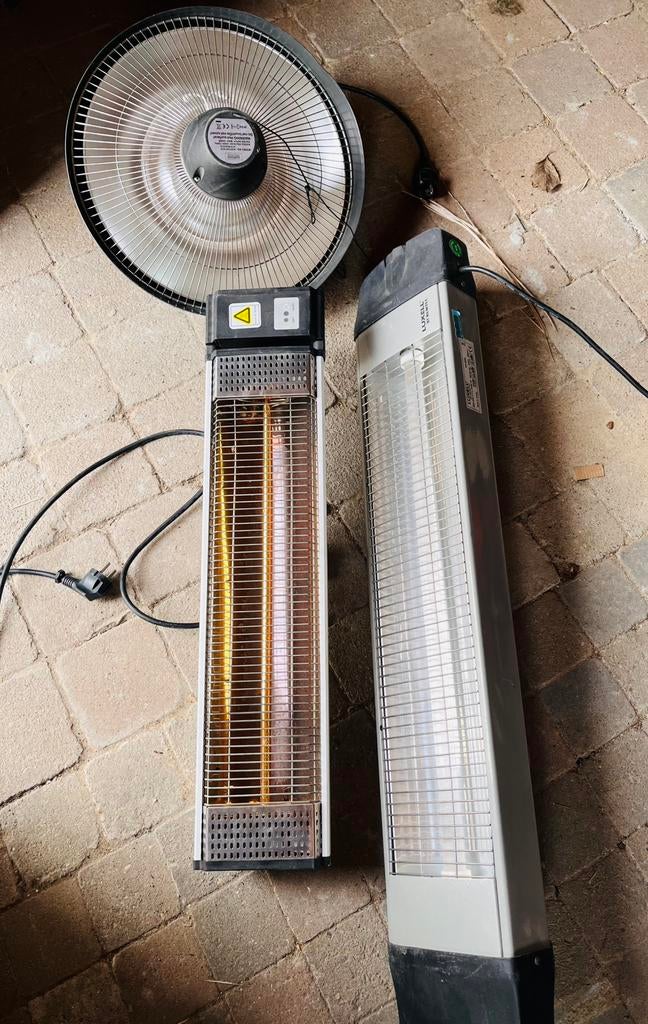 Terras verwarming 4 stuks P.o.t.k., Jardin & Terrasse, Chauffage de terrasse, Utilisé, Enlèvement