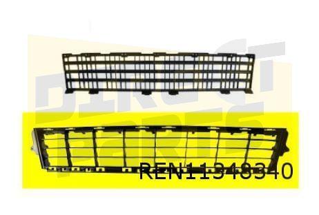 Renault Clio III (2/09-1/13) voorbumpergrille onder (buitenz, Auto-onderdelen, Carrosserie, Bumper, Renault, Voor, Nieuw, Verzenden