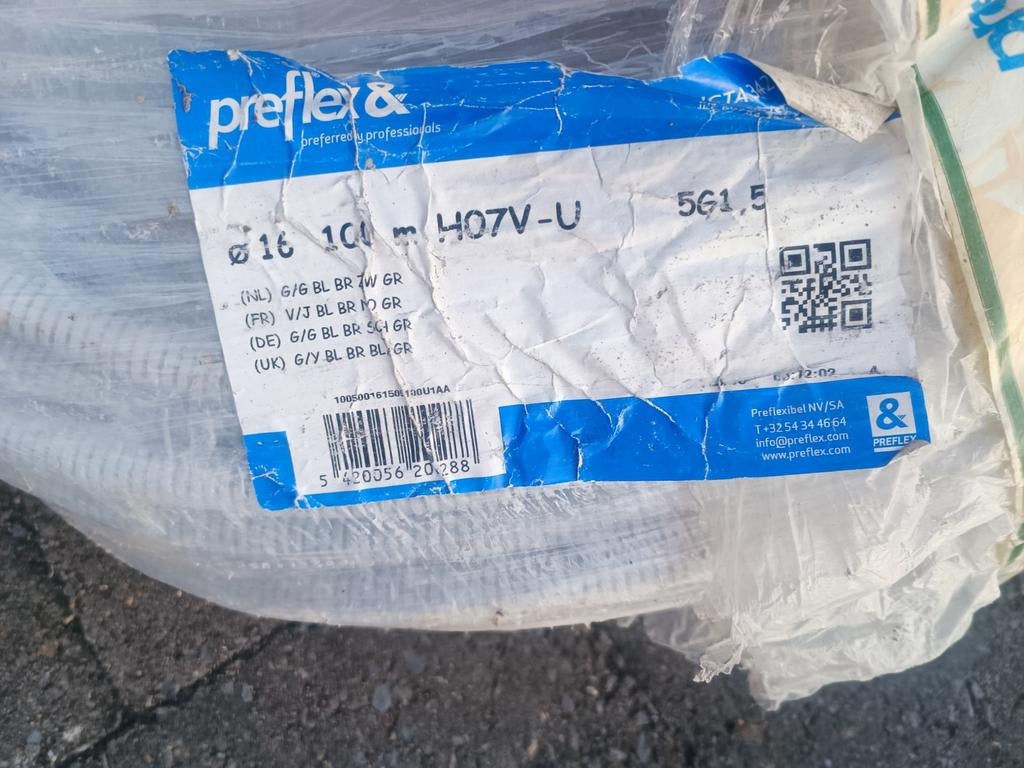 Preflex 5G1.5, Ophalen, Nieuw, Kabel of Snoer