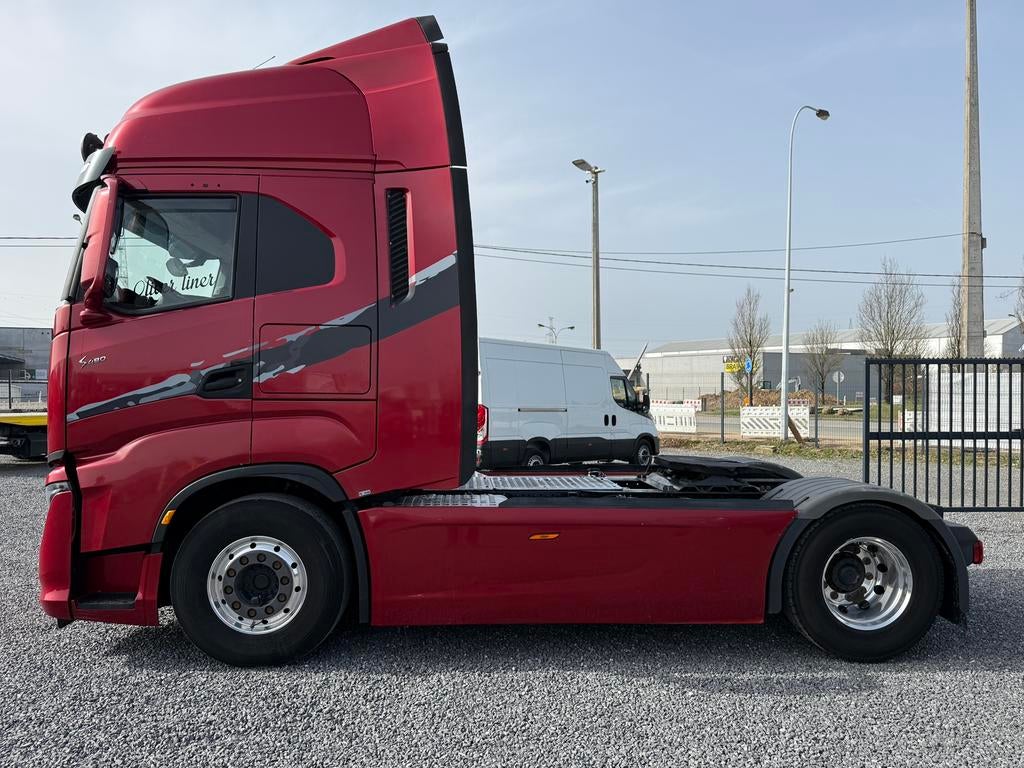 Iveco S-WAY 480cv*leer*alcoa*intarder*2 tanks*xenon etc, Auto's, Automaat, Testrit aan huis, Achterwielaandrijving, Leder