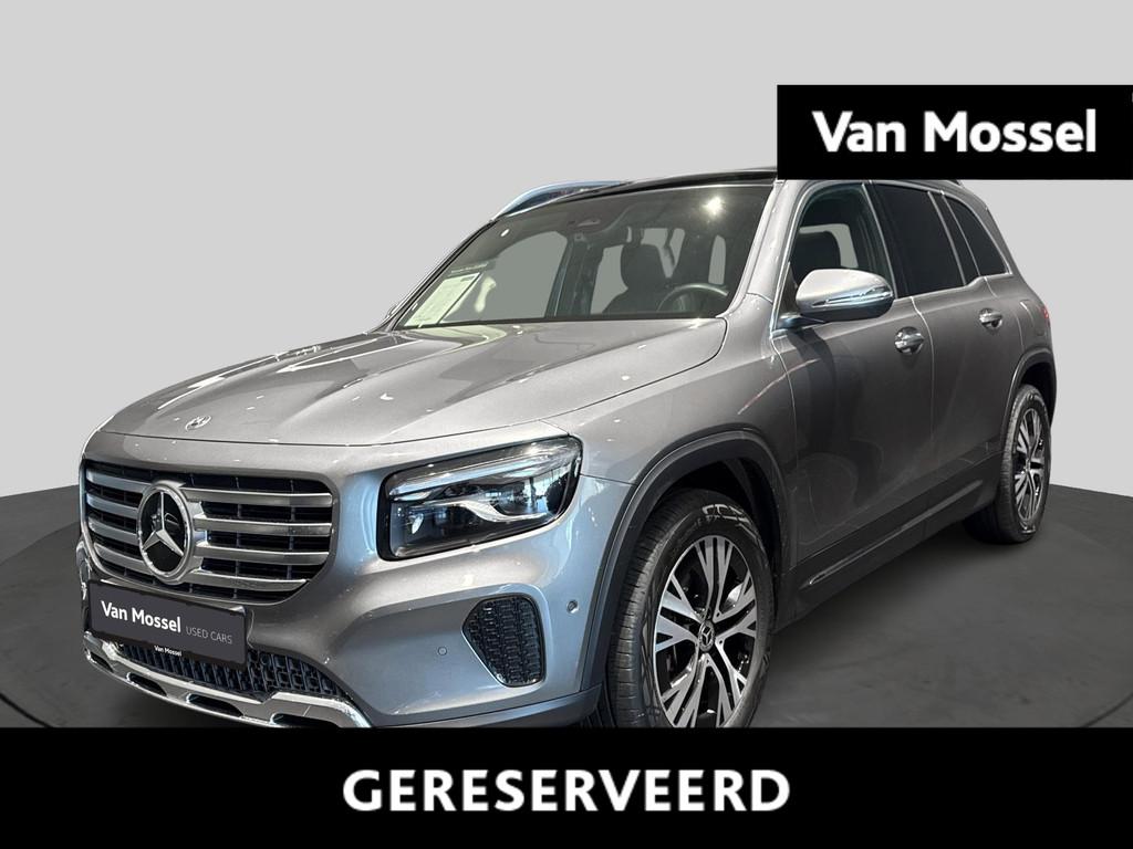 Mercedes-Benz GLB 200 Luxury Line + LEDER + PANO DAK + TREKH, Auto's, Zwart, 120 kW, 5 zetels, 5 deurs