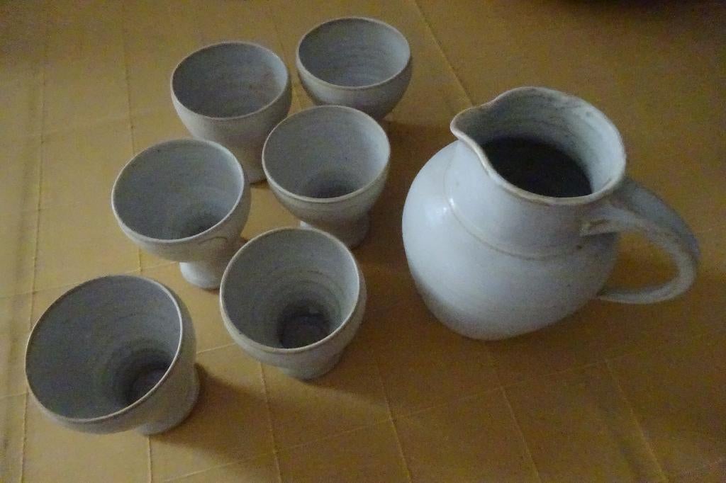 kruik met 6 kopjes, Ophalen, Overige typen, Zo goed als nieuw, Overige stijlen