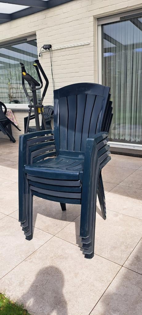 Plastic tuin stoelen, Ophalen, Plastic