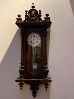 Antieke Duitse regulateur wandklok 1890–1910 /D.R.P. nr35202, Antiek en Kunst, Ophalen