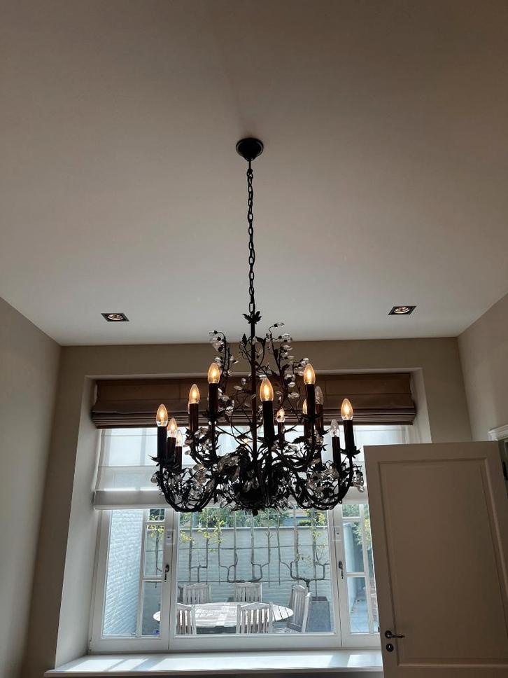 Kroonluchter Leclercq & Bouwman Elegance 16 lichts rustiek, Huis en Inrichting, Lampen | Kroonluchters, Metaal, Ophalen