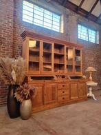Buffet/armoire à meules en teck LIVRAISON GRATUITE, Teck, Avec tablette(s), 200 cm ou plus, Comme neuf