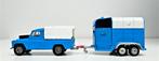 Corgi Land Rover 109 WB et Horse Box, Enlèvement ou Envoi, Utilisé, Voiture, Corgi