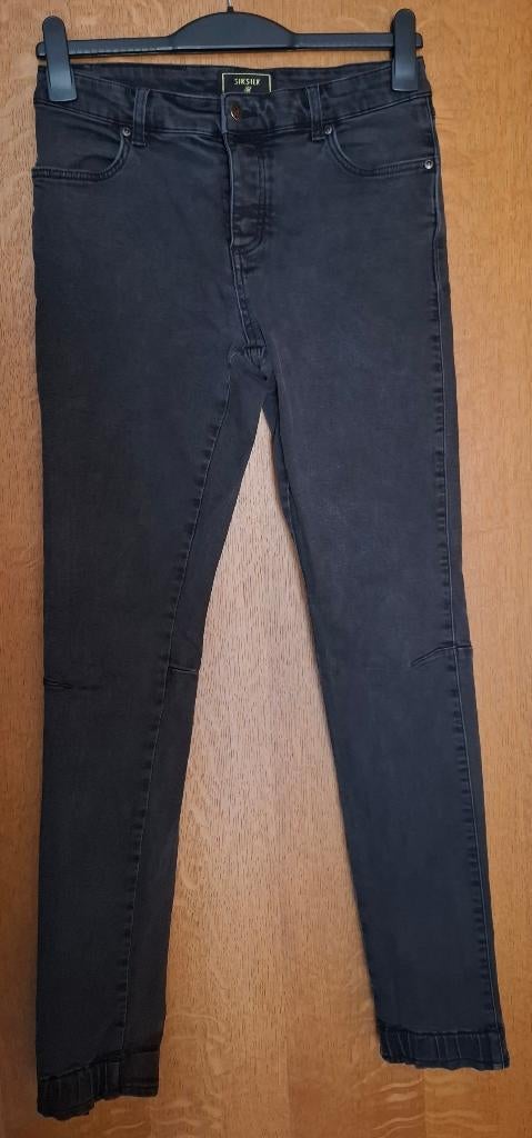 Jeansbroek zwart SikSilk M, Ophalen of Verzenden, Zo goed als nieuw, Zwart, W32 (confectie 46) of kleiner
