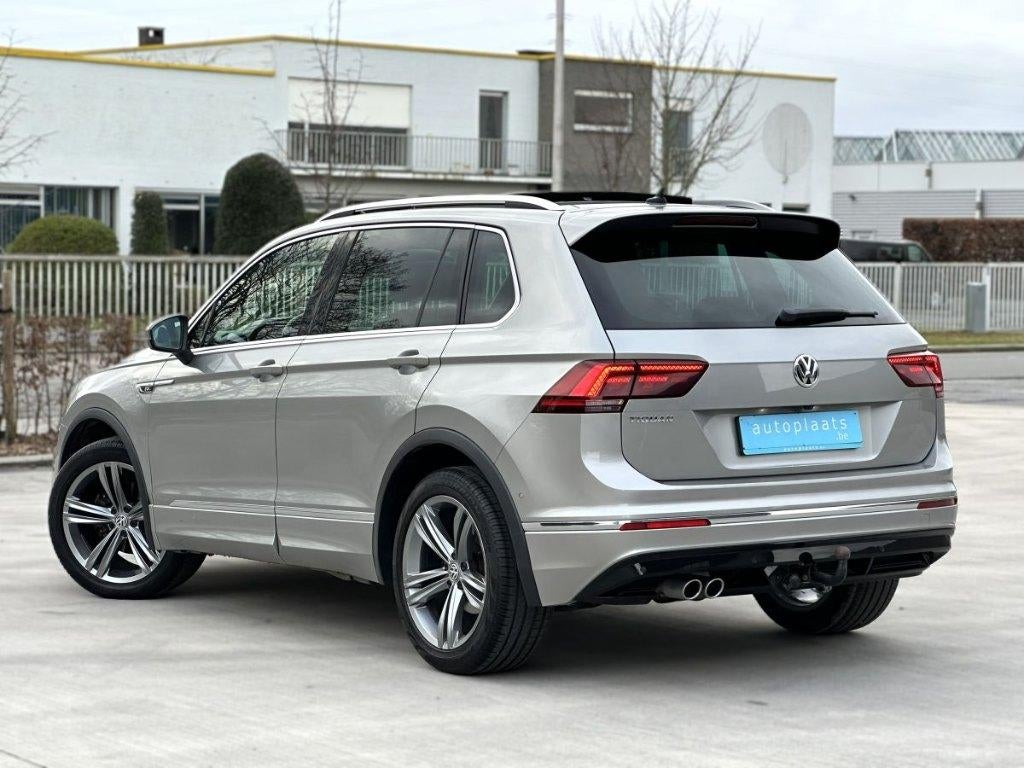 Volkswagen Tiguan 43400km 2019 R Line Automaat Panorama, Autos, Volkswagen, Cuir, Argent ou Gris, Achat, Entreprise