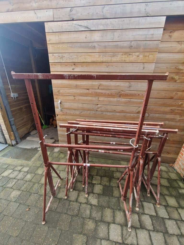 Bouwschragen te koop 5 stuks, Enlèvement