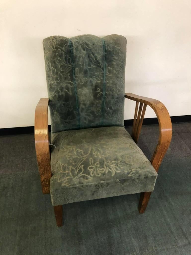 Vintage zetel, Enlèvement, Tissus