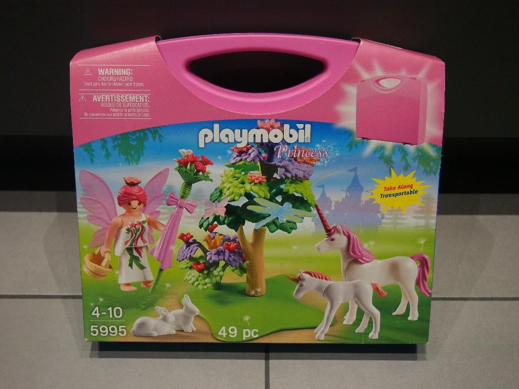 Playmobil set 5995 Meeneemkoffer Feeënwereld, Kinderen en Baby's, Speelgoed | Playmobil, Zo goed als nieuw, Complete set, Ophalen
