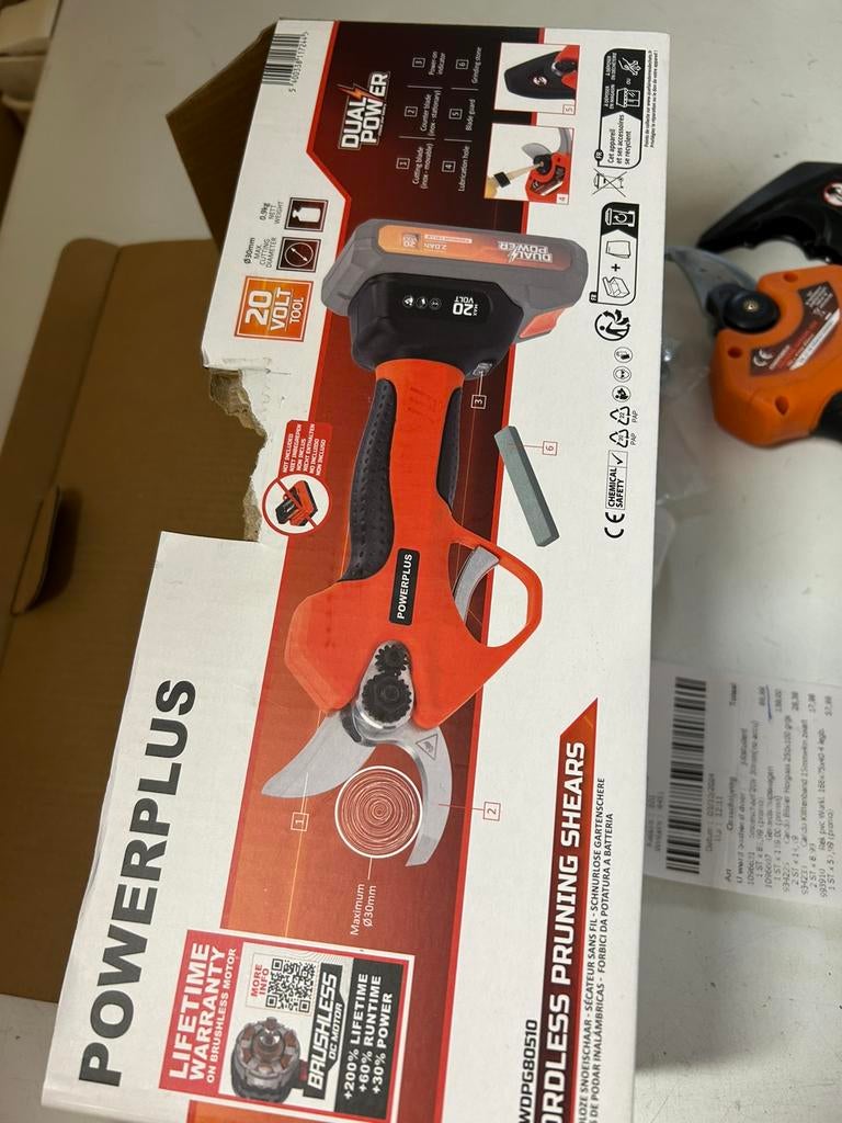 Powerplus snoeischaar, Ophalen of Verzenden, Zo goed als nieuw