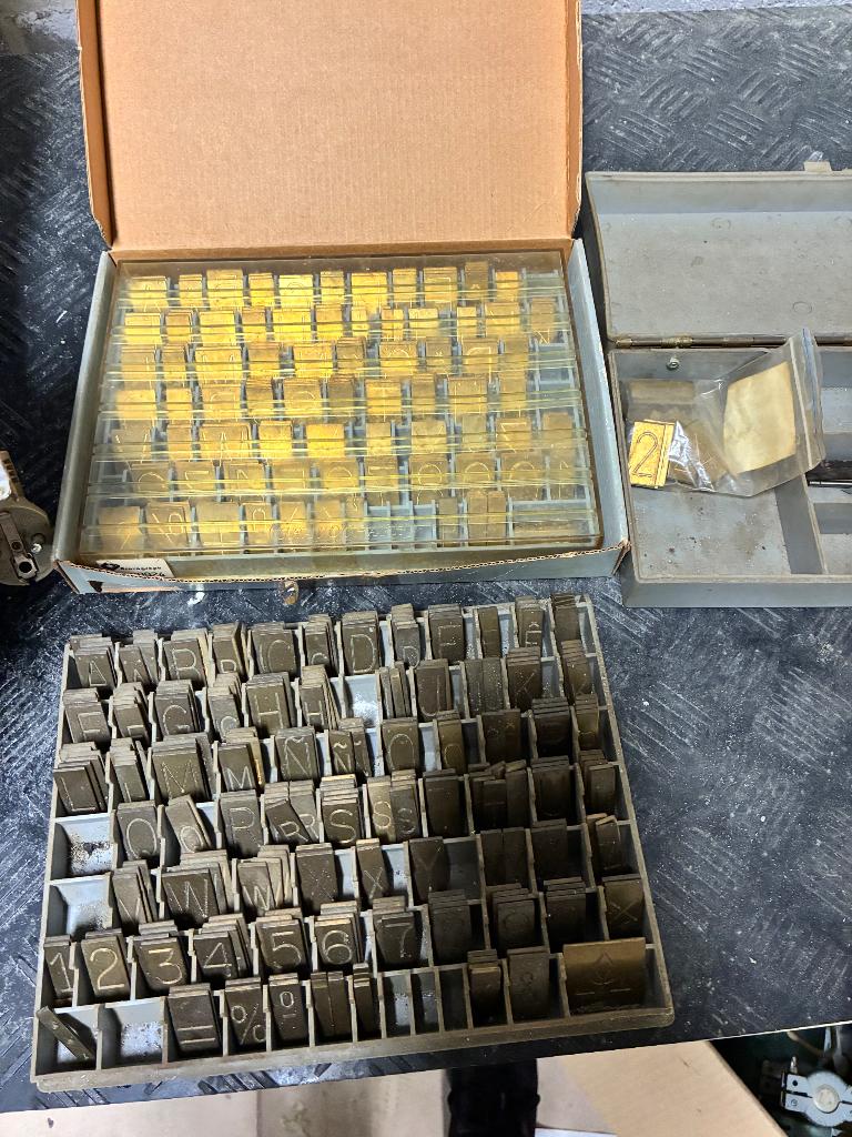 Gravograph Graveuse manuelle et lettres, Ophalen, Gebruikt, Overige typen