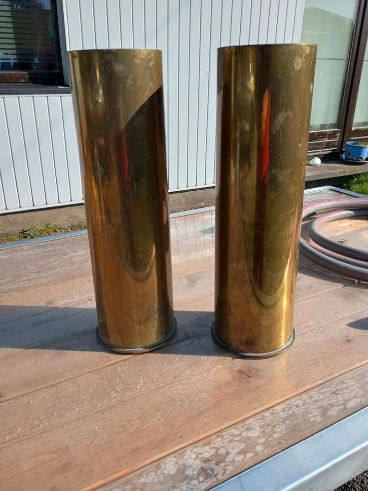 Obus de Guerre en Laiton 1944 " 370 mm ", Collections, Objets militaires | Seconde Guerre mondiale, Armée de terre, Enlèvement ou Envoi