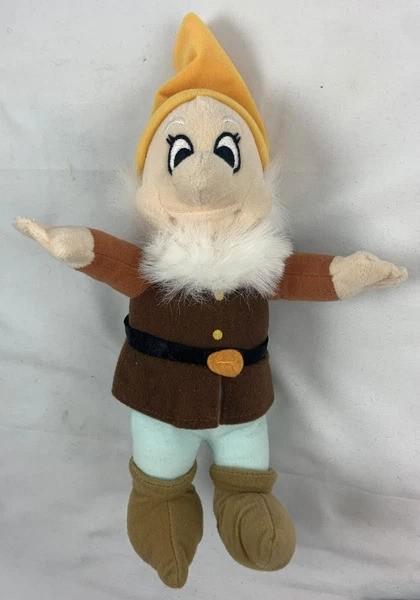 Peluche Disney Happy Dwarf, 27 cm, vintage, Blanche-Neige, Enfants & Bébés, Jouets | Peluches, Comme neuf, Autres types, Envoi